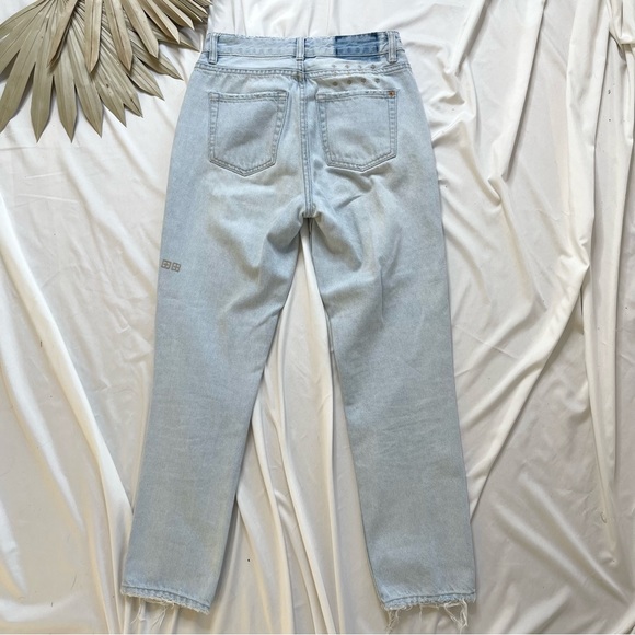 Ksubi Slim Pin Oblivion High Rise or Waisted Frayed Hem Cotton Denim Jeans 26 - Picture 10 of 14